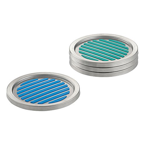 InterDesign 20559EU Linea Untersetzer, 4-er Set, Sortiert - 4