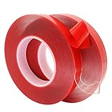 Tamaño: 15mm * 3m * 2 Rollos, El tamaño de corte libre, fácil de usar, viscosidad fuerte, buena extensibilidad, alta temperatura.