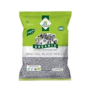 24 Mantra Organic Black Urad, Whole,500g