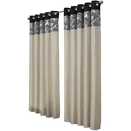 Amazon.co.uk eyelet curtains 66x54 Home & Kitchen