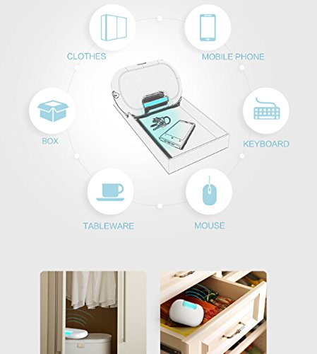 Express Panda WC Sanitizer mit UV-Licht und Ozon-Technologie für 100% Sterilisation – perfekt für Business, Universität, Home Use - 8