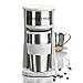 Produktbild GOURMETmaxx 09871 Edelstahl-Kaffeemaschine Thermobecher (Creme), 0.42 L, 750 W, silber