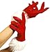 Produktbild cootillon - Damen Frauen Weihnachtliche Handschuhe, Christmas, Rot-Weiß