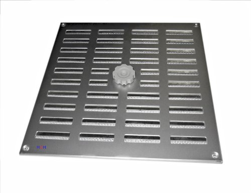 Lüftungsgitter LG 3030 SAA Schiebegitter Alu F1 300 x 300 mm Abluftgitter Neu - 2