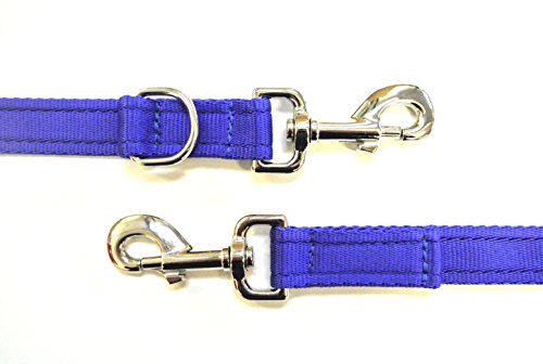 8ft11ft-Police-Style-TrainingObedienceMulti-Functional-Dog-Lead-20mm-Cushioned-Webbing-In-Red-Or-Blue