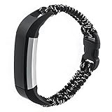 MJONO Uhren Geflochtenes Nylon Zubehör Uhrenarmband Armband Damen Herren Für Fitbit Alta Hr Vatertag Geschenk
