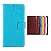 Produktbild SHIEID Handyhülle Motorola Moto One Vision Hülle Brieftasche Handyhülle Tasche Leder Flip Case Brieftasche Etui Schutzhülle für Motorola Moto One Vision(Blau)