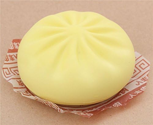 Cute round yellow steam bun squishy by Cutie Creative
