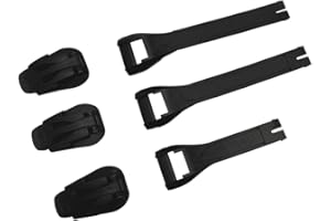 O'NEAL | Bottes de moto | Motocross Enduro | Composé de boucles en métal avec des inserts en plastique et des sangles de boucle | RSX Boot Full Buckle Strap Kit | Adulte | Noir