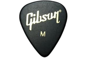 Gibson Lot de 12 médiators standard pour guitare dans une boîte pratique