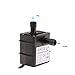 Produktbild Tocoss(TM) 220L / H Aufzug 250cm Quiet Mini Brushless l-Wasser-Pumpe USB DC5V 2.3W Wasserdichte Tauch Brunnen Aquarium Umlauf