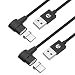 Produktbild Magnetisches USB Typ C Ladekabel, TUOYA 90 Grad Magnet High Speed Sync Ladekabel DatenKabel für Samsung Note8 S8+, A5 A3 2017, Huawei P10, Honor View 10, HTC U11, LG G6, OnePlus 5