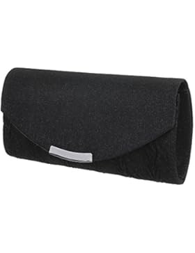 iTal-dEsiGn Damentasche Kleine Abendtasche Clutch Schultertasche Synthetik TA-HL024