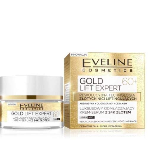 Eveline Cosmetics Gold Lift Expert 60+ 24K Cream Serum Anti-Ageing 50ml