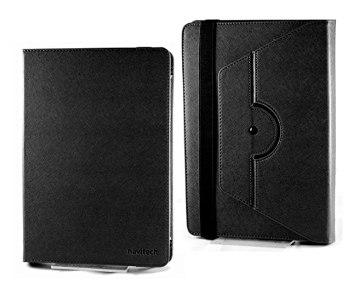 Navitech Schwarz 10 Zoll rotierbares Stand Case Cover Etui Hülle für das MEDION LIFETAB P10356 (MD 99632) tablet 10.1″ Wie In Aldi Verkauft - 5