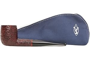 Pipa Savinelli One Starter Kit finissaggio rusticato in legno di radica, foro 9mm, Modello 106, completo di astuccio, scovolini, curapipe e filtri in carbone attivo