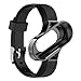 Price comparison product image TPE Watch Band Strap+Case Cover for Xiaomi MI Band 3 (Balck+Black)