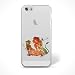 Produktbild iPhone 5/5s Fankunst Silikonhülle / Gel Hülle für Apple iPhone 5s 5 SE / Schirm-Schutz und Tuch / iCHOOSE / Der König der Löwen