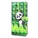 Produktbild Honor 10 Lite Handyhülle Honor 10 Lite Hülle Case Cover 3D Leder Tasche Flipcase Schutzhülle Silikon Handytasche Skin Ständer Klapphülle Schale Bumper Magnetverschluss Brieftasche Bambuspanda