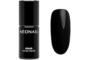 ‎NÉONAIL NÉONAIL UV Nagellack 7,2 ml - Schwarz - Pure Black - NÉONAIL Farben - UV Lack - Gel Nägel - Nageldesign