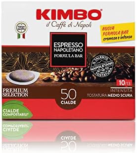 300 Cialde Kimbo Espresso Napoletano ESE | 3 Confezioni da 100 | Filtro Carta Compostabile | Tostatura Medio Scura | Intensità 10/13