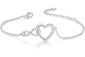 vissen Coeur Infini Bracelet Femme Acier Inoxydable Plaqué Or/Argent/Or Rose Zirconium Bracelet Fantaisie Bijoux Cadeau