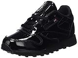  Reebok Classic Leather Patent, Zapatillas de Estar por casa Bebé Unisex, Negro (Black 000), 19.5 EU
