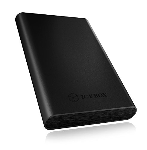 Icy Box IB-268U3-B Externes Gehäuse für 2,5″ (6,35 cm) SATA HDD/SSD mit USB 3.0 Anschluss, UASP, SATA III Unterstützung (schwarz) - 2