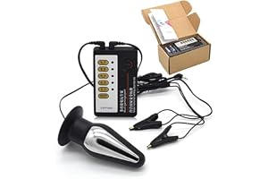 Elektrisk sex, analplugg elektriska/el kön Butt Plug Set, estim sex för Reizstromgerä, elektriska stötar bröstvårtan klämmor, Elektro