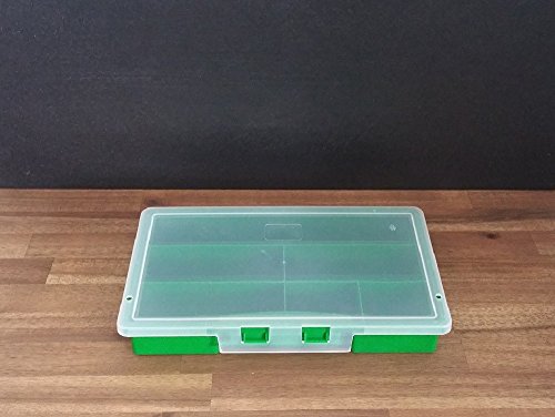 Sortimentskasten grün 6 Fächer 275x180x41mm - 2