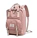 Produktbild Ruanlei @Vintage CanvasRucksack/Outdoor Laptop-Rucksack/Reisen Wandern/Camping Rucksack Pack/Rucksack mit großer Kapazität für Arbeit Business,Pink