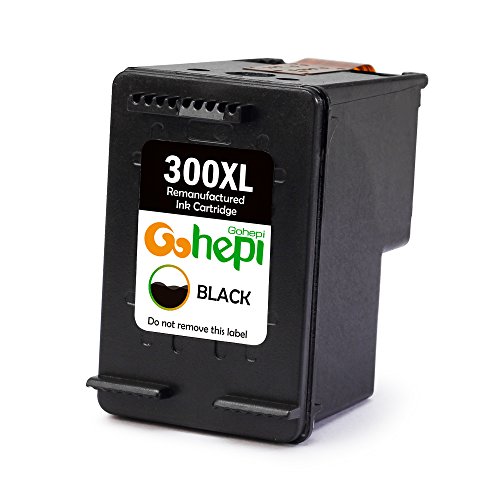Gohepi Remanufacturados HP 300XL 300 Cartuchos de tinta Pack de 2 Negro Tricolor para HP DeskJet D1660 D2560 D2660 D5560 F2480 F4224 F4280 F4580  HP Envy 100 110 114 120  HP PhotoSmart C4680 C4780 C4783 C4670 C4600 C4700