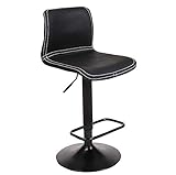 La silla es fácil de montar, regulable en altura, cómoda y giratoria, adecuada para: oficina, dormitorio, cocina, tiro, viaje, caja posterior, uso en el hogar, laboratorio, clínica, salón de belleza, peluquería, spa, sala de computadoras, moderna Silla de bar sencilla, etc.