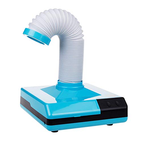 NN Aspirador De Uñas, Máquina De Colector De Polvo De Herramienta De Manicura De Arte, Aspirador De Uñas De 60W,Azul