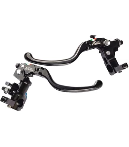 Leviers D'Embrayage CNC 19 RCS Universels Pour Moto - Maître Cylindre Frein Radial 22mm Honda Yamaha Kawasaki Suzuki