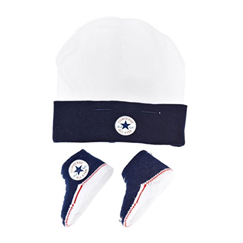 CONVERSE Baby Hat & Sock Set (0-6 Months) - Navy