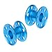 Produktbild FLAMEER 2x Aluminiumlegierung Scuba Diving Fingerspule Tauchspule Führungsspule Blau