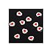 10 PCS Bling Bling RED HEART Alloy 3D Rhinestone/Gem Design Nail Art Decoration