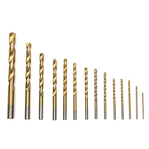 Fortag 99.tlg Micro Bohrer Set Titanium HSS Metallbohrer Spiralbohrer Handspiralbohrer Bohrersets Werkzeug Drill Bit 1.5 mm-10 mm - 3