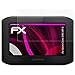 Produktbild atFoliX Glasfolie kompatibel mit Garmin Zumo 346 LMT-S Panzerfolie, 9H Hybrid-Glass FX Schutzpanzer Folie