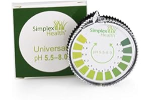 SIMPLEXHEALTH pH Indicator Litmus Test Paper Strip Roll, 5.5-8.0 For Water Urine And Saliva, 5 Meters
