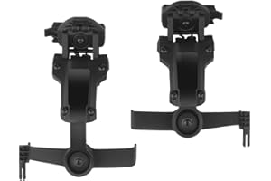 TS TAC-SKY Adaptador De Riel For Casco Táctico, Accesorios De Tiro For PELTOR ComTac Airsoft, Montaje De Auriculares Compatible con Ops Core ARC Team Wendy MLOK Rail (Color : BK)