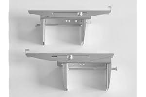 LE AMAZZONI STORE Accessori per termosiforni e caloriferi reggimensole vernice rosette pannello termoriflettente (2pz reggimensola per radiatori a piastre)