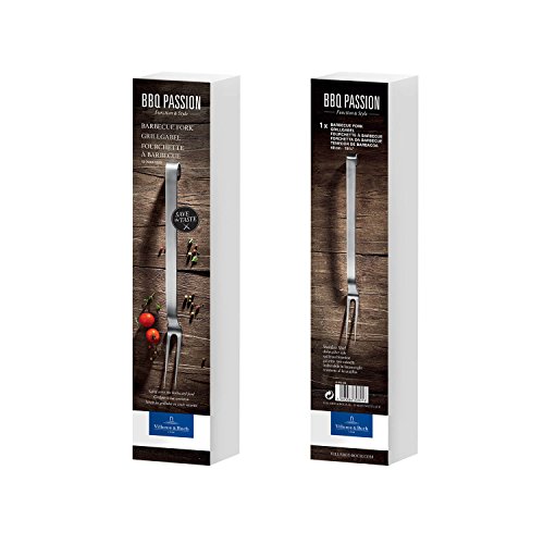 Villeroy & Boch BBQ Passion Grillgabel / Praktisches Grillzubehör aus hitzebeständigem Edelstahl / Ideal für Fleisch und Gemüse / 40cm - 2