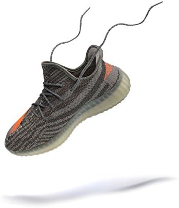 Boost 350 v2 Mens Running Shoes Yeezy Woman Trainers Ultraboost Sneakers (US_8.5/EUR_42/cm_26, Gray Orange)