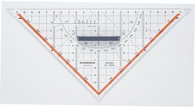 RumoldGeometry Triangle 1054 Transparent Length of Hypotenuse: 25 cm