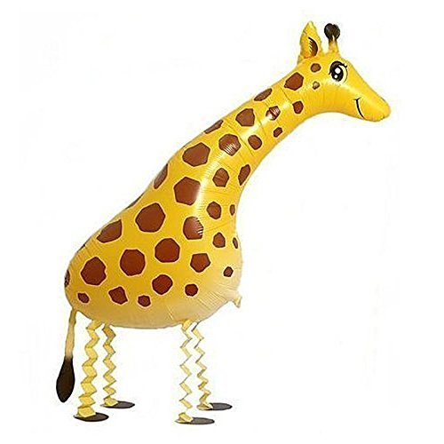 Ballon – TOOGOO(R)6pcs Kind Party Tier Ballon- inklusive Bulldogge, Giraffe, Zebra, Elefant, Panda, Kuh - 5