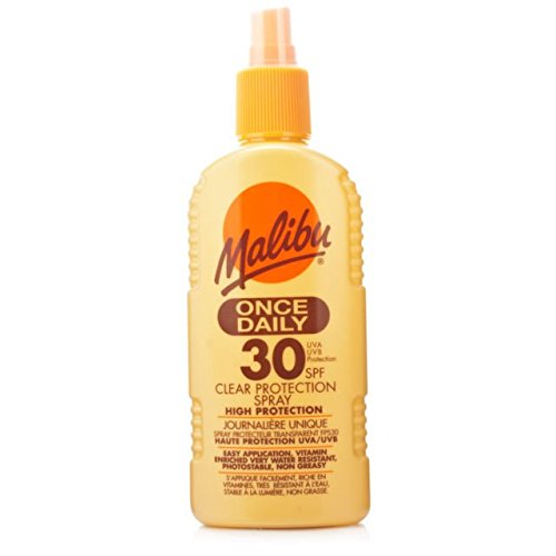 Malibu Once Daily Clear Protection Lotion Spray with SPF30 200 ml