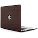 Produktbild iDOO MacBook Schutzhülle / Hard Case Cover Laptop Hülle [Für MacBook Air 13 Zoll: A1369/A1466] - matt, Dunkles Holz-Muster