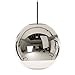 Produktbild Modeen Kreativer Einzelkopf Chrom Spiegelkugel Pendelleuchte Globe Hängeleuchte Kronleuchter Scheunenlager Deckenleuchte ( Size : Diameter 25cm )